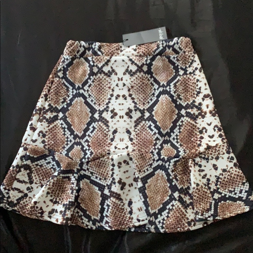 Snake skin skirt
